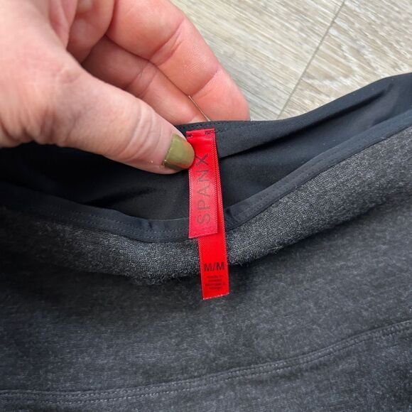 SPANX | Ready to Wow Charcoal Leggings Size Medium - Picture 3 of 7